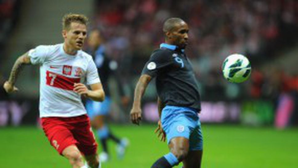 Англичаните безобразни срещу Полша (видео)