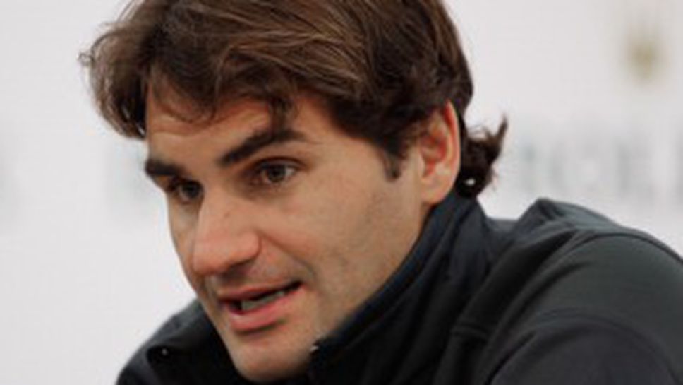 Федерер в зоопарк преди турнира в Базел