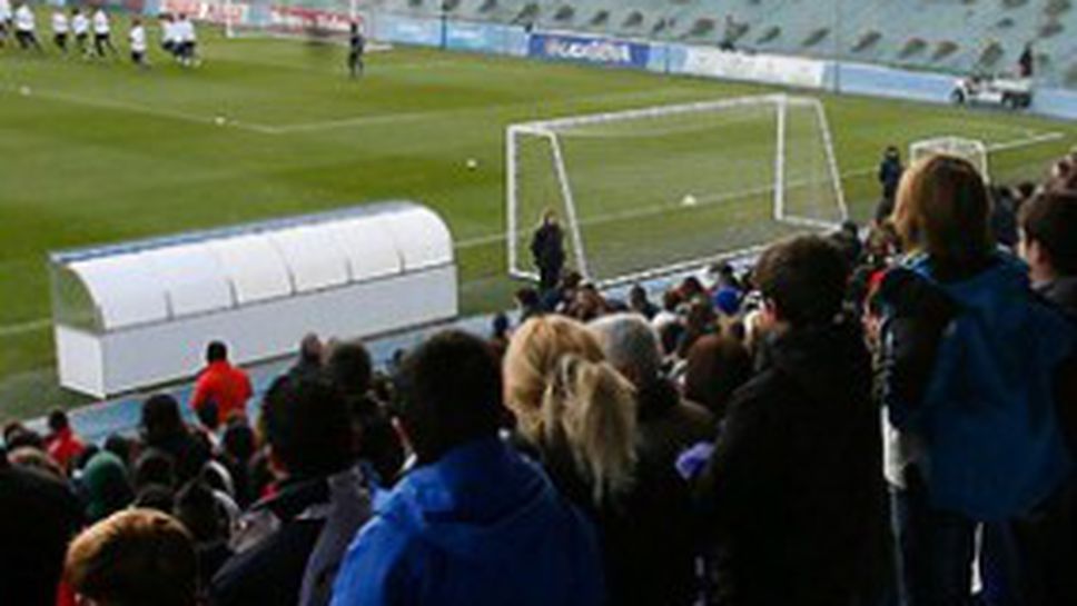 И Реал Мадрид зарадва феновете с отворена тренировка