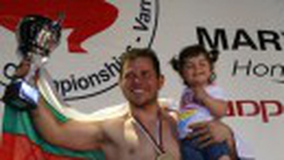 Стилиян Георгиев със злато на европейското по сумо