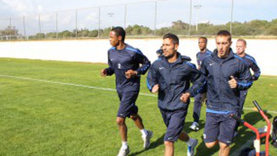 По-кратка тренировка за младите в Левски