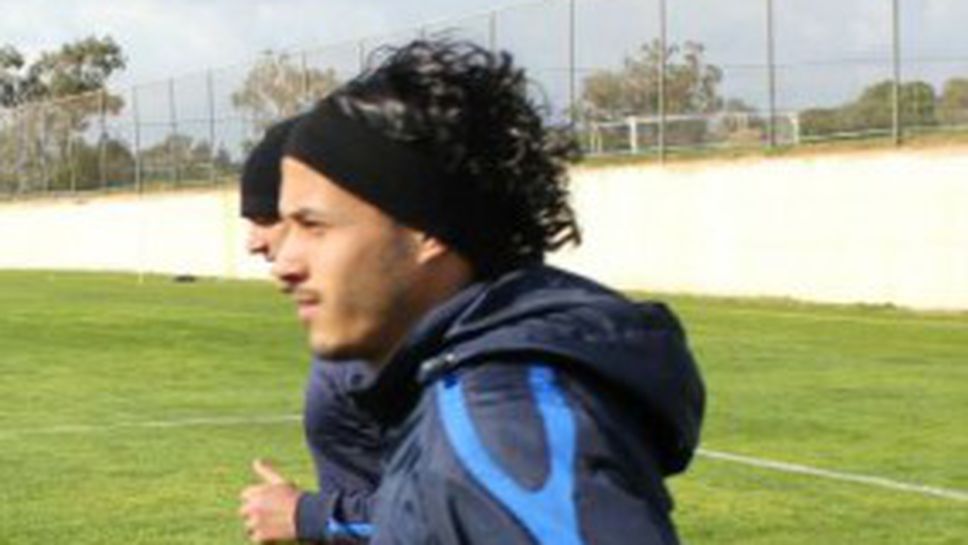 Вечерната тренировка на "сините" в Кипър: организиране и завършване на атака