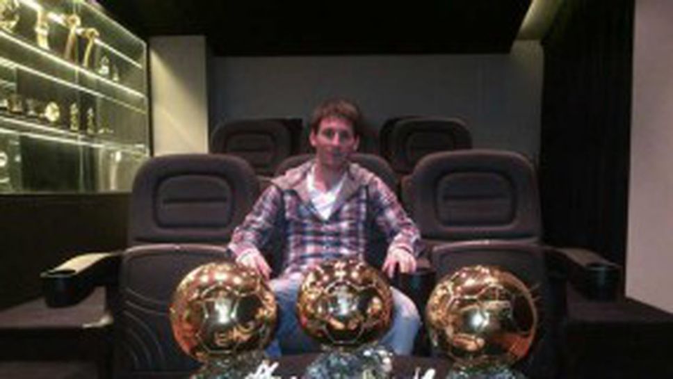 Меси показа трите "Златни топки"