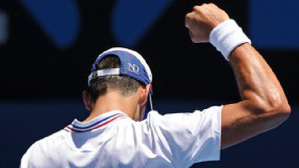 Джокович спечели точка след удар между краката (видео)