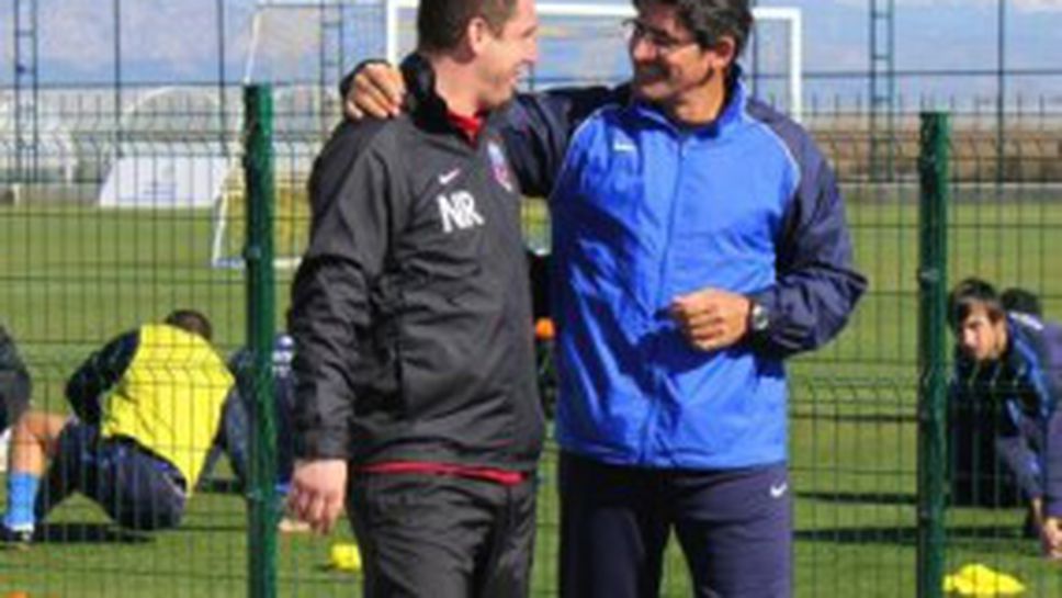 Левски и Стяуа тренират заедно преди сблъсъка помежду им (ВИДЕО + СНИМКИ)