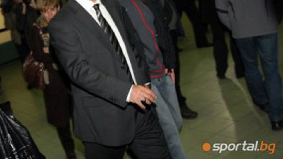 Христо Стоичков и шефовете на Литекс гледат градското дерби в Солун ПАОК - Арис