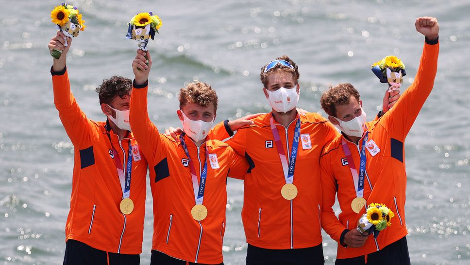 Нидерландия спечели олимпийската титла на четровка скул при мъжете 🥇