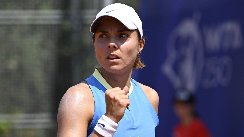 Виктория Томова с разгромна победа и 1/4-финал на WTA 250 в Хамбург