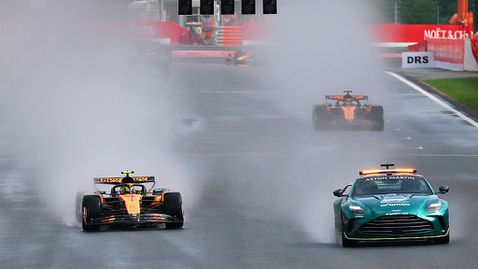  Забавянето на старта в Белгия раздели водачите 