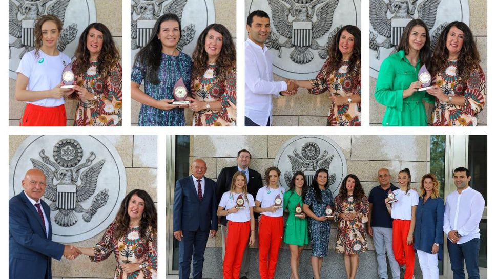 Посланикът на САЩ се срещна с част от олимпийските медалисти