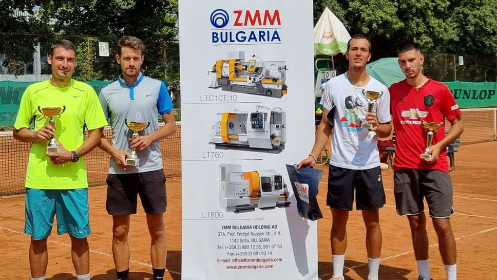 Мартин Димитров и Симон-Антони Иванов спечелиха титлата на двойки на ДП