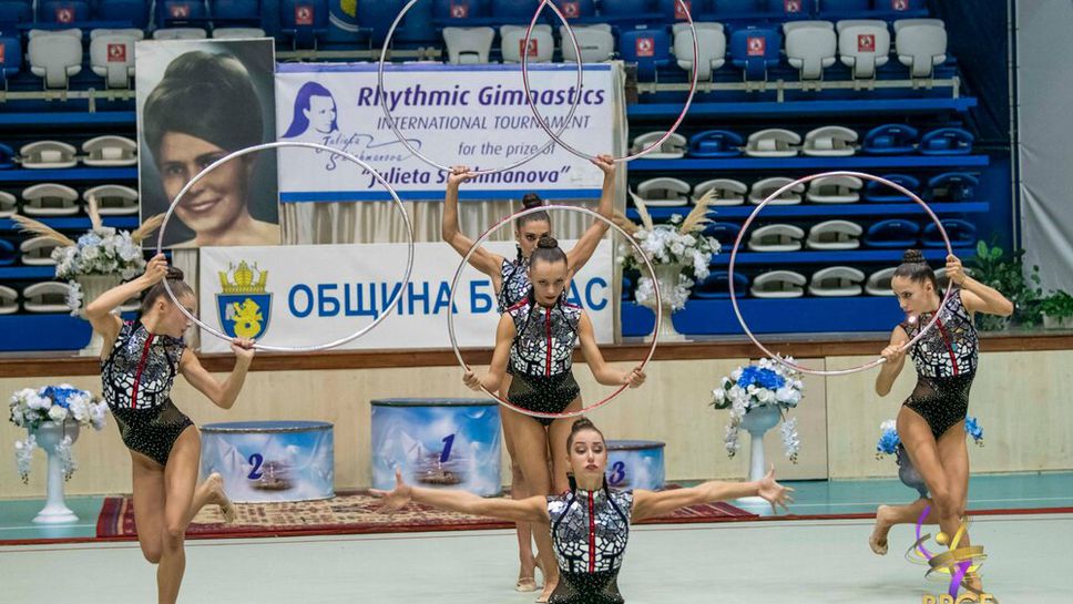 Нова титла за ансамбъла и общо четири медала за България в първите три финала на уредите на Световната купа по художествена гимнастика в Клуж