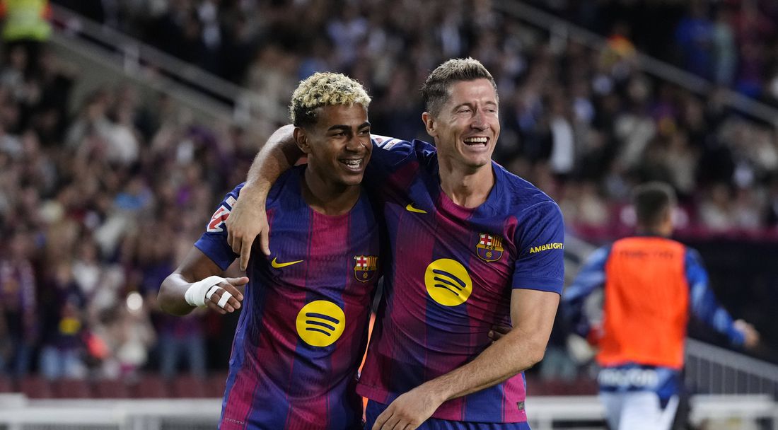 Ямал се завърна и изкачи Барселона на върха