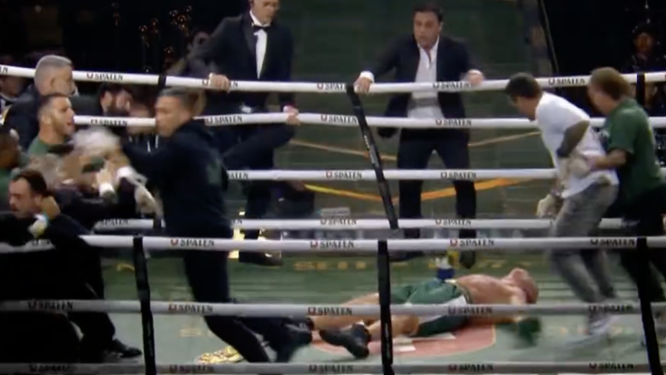 ММА легенда бе зловещо нокаутиран в меле след боксов мач