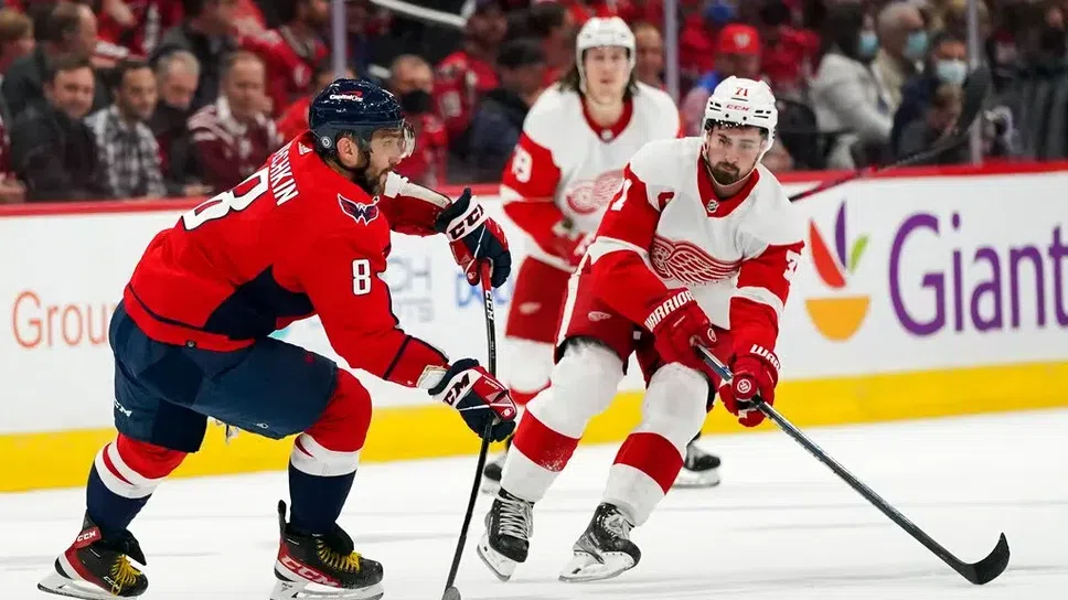 Детройт надви Вашингтон след продължение, Овечкин с осми гол за сезона