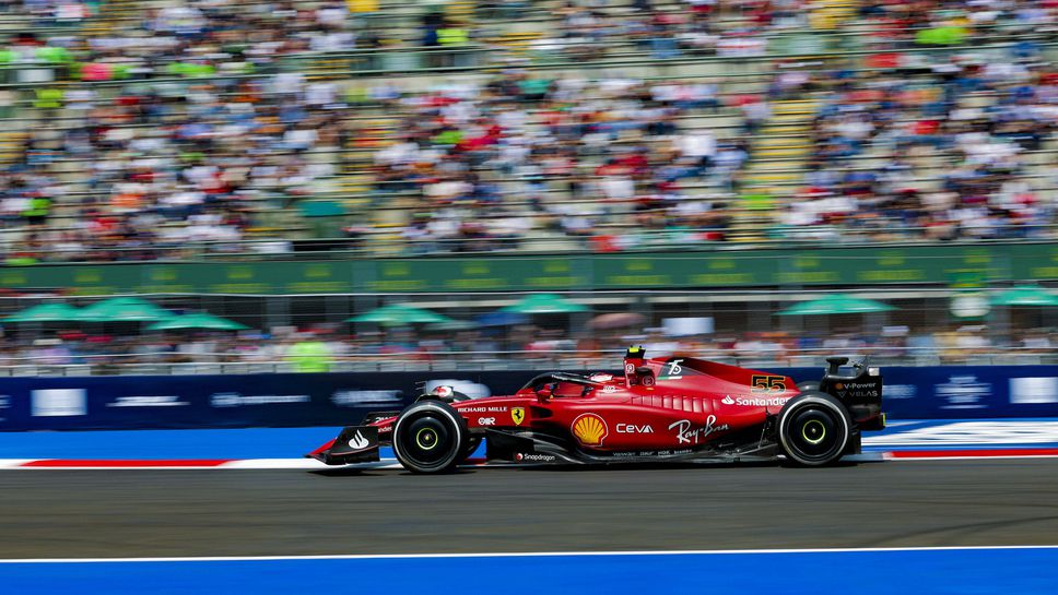 Сайнц даде най-доброто време в първата тренировка в Мексико