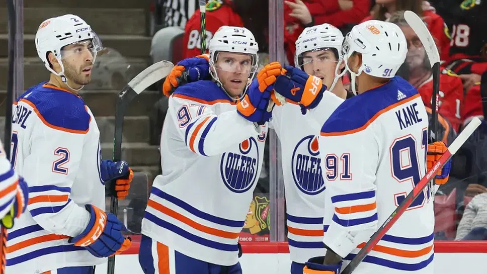 Конър МакДейвид вкара хеттрик при победата на Едмънтън над Чикаго в НХЛ