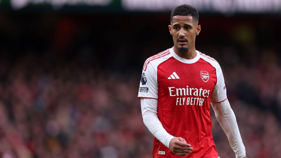 Салиба и Мартинели са аут за сблъсъка с Брайтън