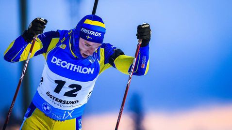 Домакински триумф и в мъжкия спринт от Световната купа по биатлон в Швеция