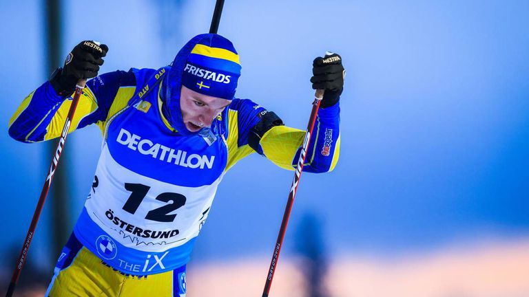 Домакински триумф и в мъжкия спринт от Световната купа по биатлон в Швеция