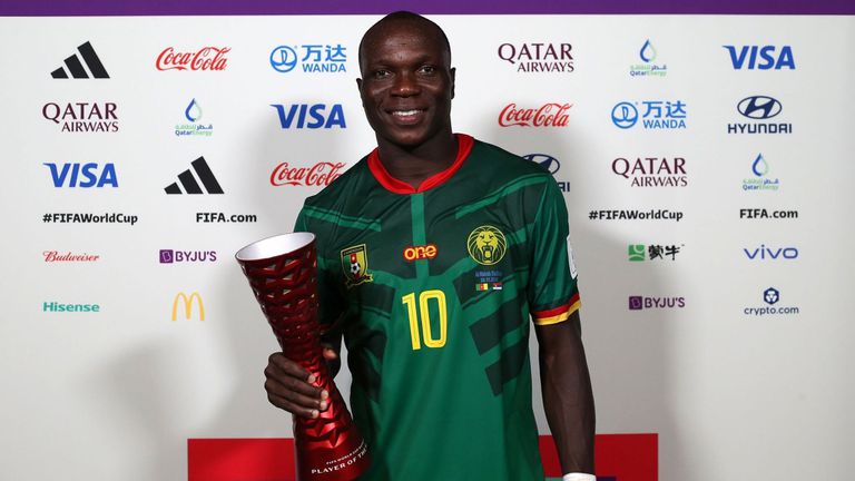 Авторът на един от двата най-красиви гола на Мондиал 2022 взе наградата в шоуто между Сърбия и Камерун