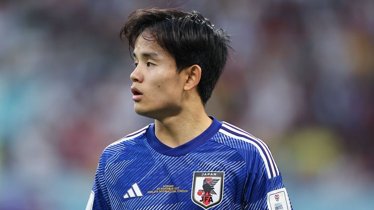 Нападателят на националния отбор на Япония по Такефуса Кубо заяви