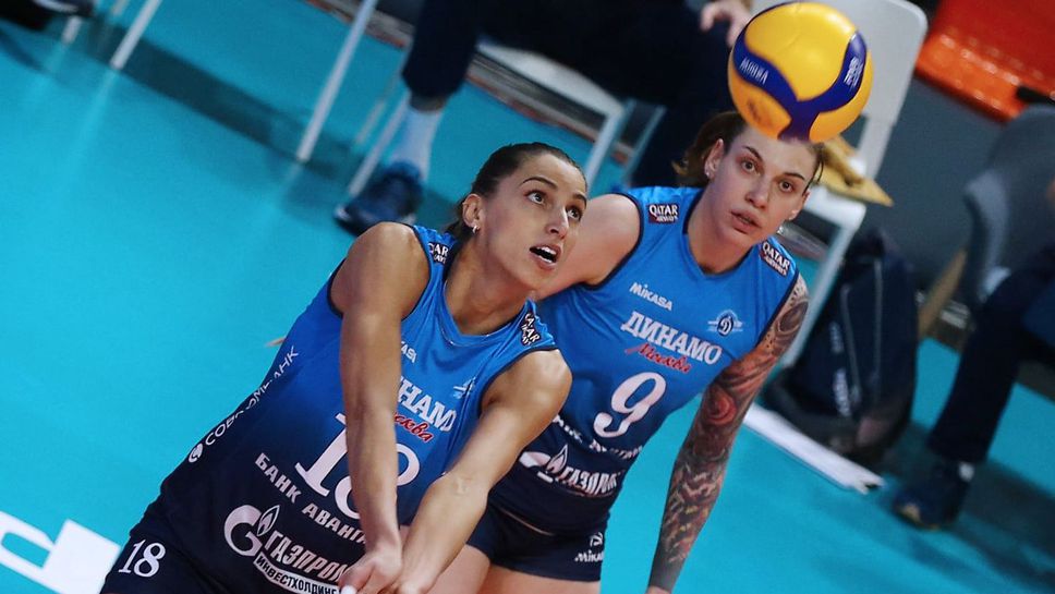 Елица Василева с 18 точки, Динамо ще играе за бронза в Купата на Русия