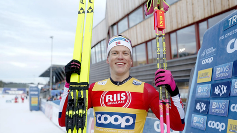 Йоханес Клаебо спечели спринта свободен стил в Тоблах на "Тур дьо ски"