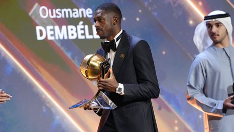  Дембеле прибра следващо отличие, а Роналдо изненада Джокович с премия 