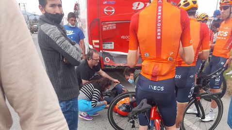 Еган Бернал призна, че е имало 95 процента риск да остане парализиран