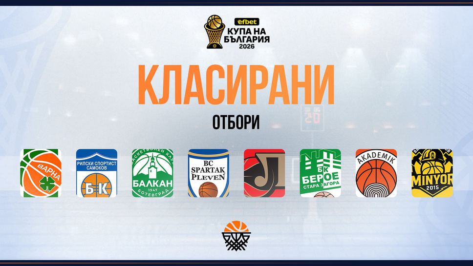 Ето кой срещу кого за efbet Купа на България