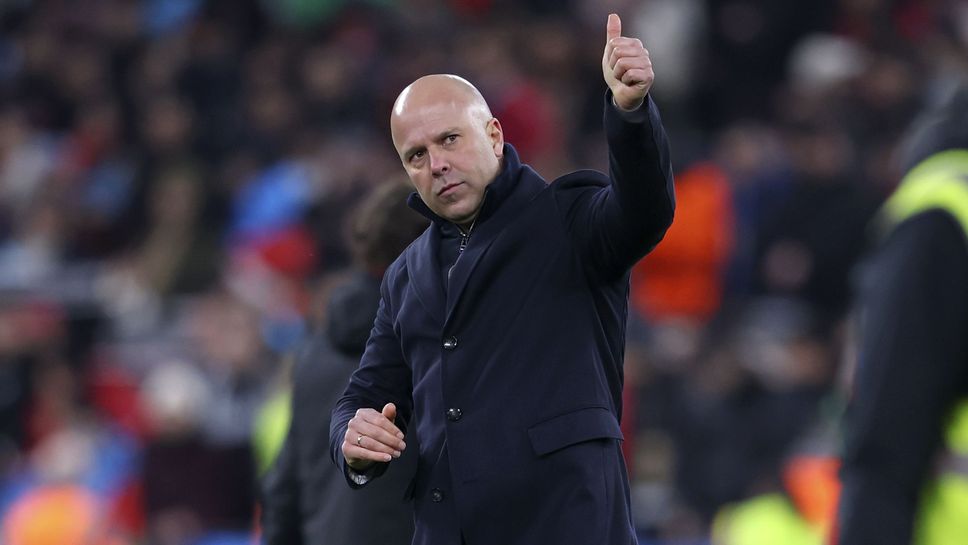 Мениджърът на Ливърпул Арне Слот имаше поводи за радост след