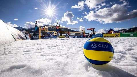 Състезание по снежен волейбол ще се състои за първи път в България през уикенда