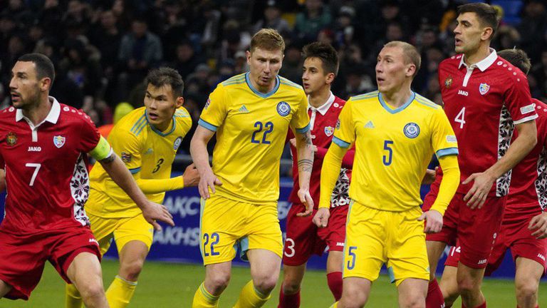 Казахстан прати Молдова в лига D на Лигата на нациите след драма с дузпи