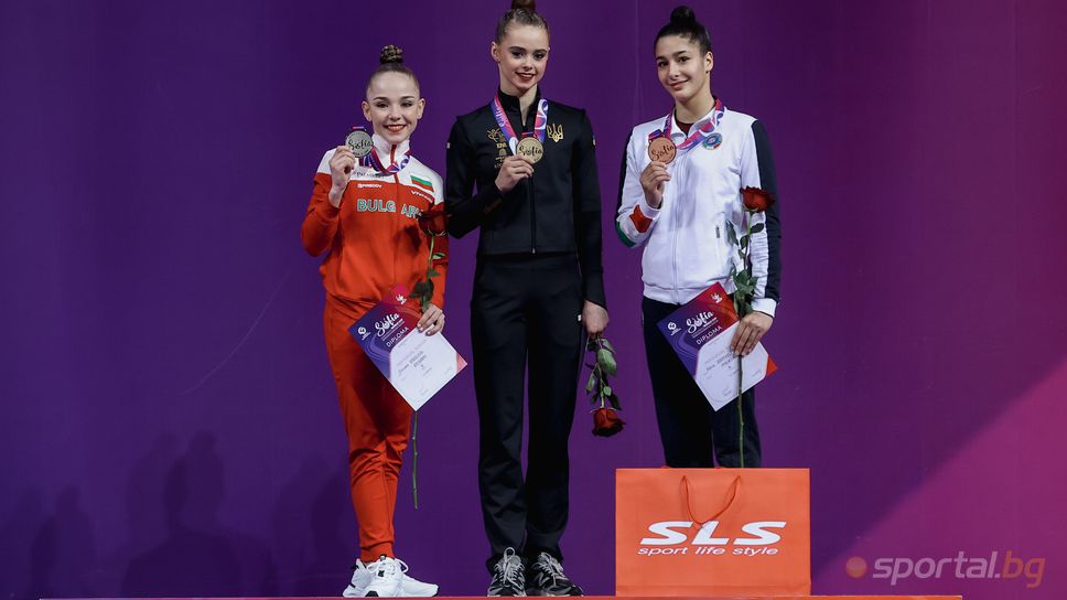 СК Художествена гимнастика награждаване индивидуално многобой