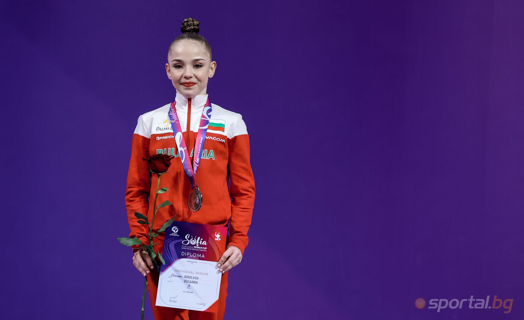 СК Художествена гимнастика награждаване индивидуално многобой