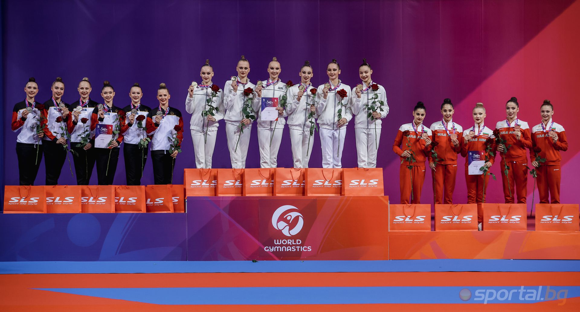 СК Художествена гимнастика награждаване отборно многобой