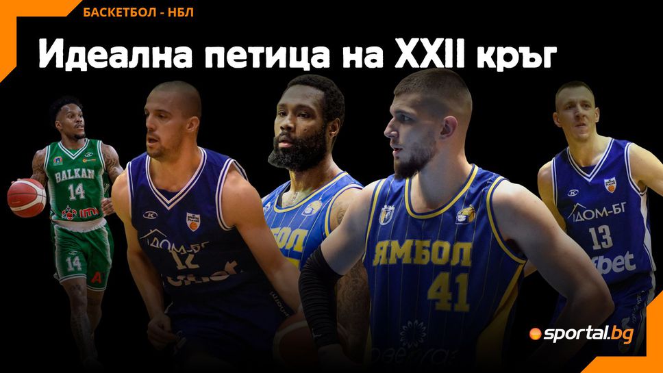 Идеална петица на XXVII кръг в НБЛ