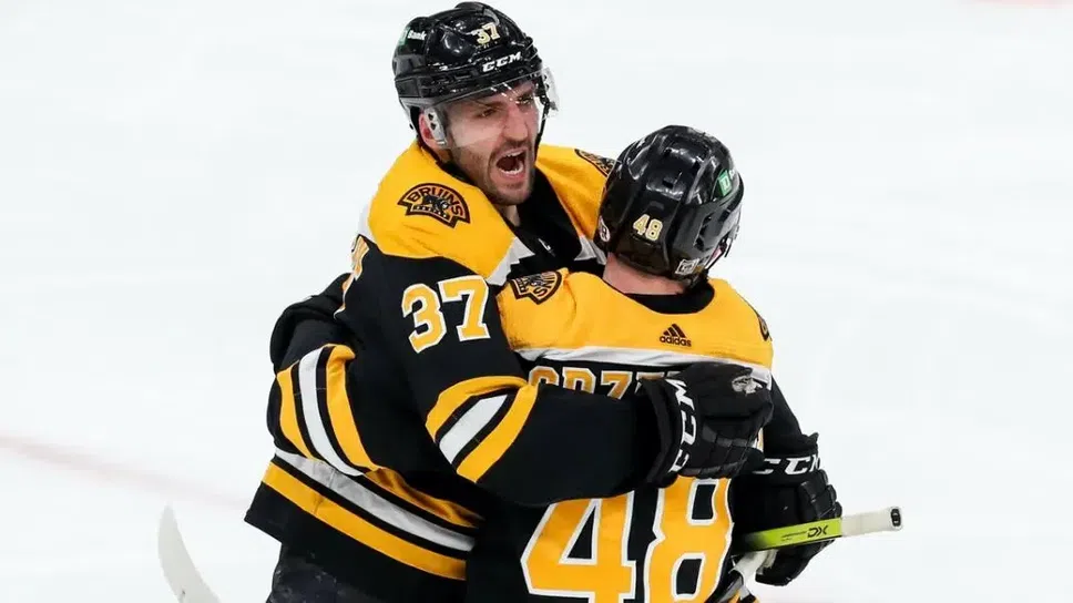 Патрис Бержерон достигна кота 400 след хеттрик срещу Бъфало