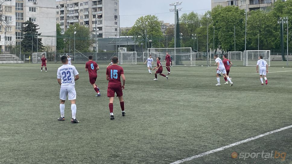 Спартак Плевен започна пролетния полусезон на Втора лига с петима
