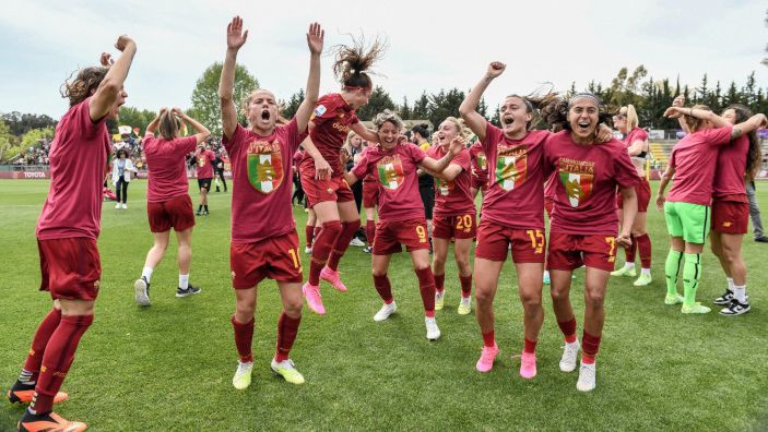Рома спечели титлата на Италия по футбол при жените. Вълците