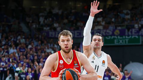  Страхотен Везенков не стигна на Олимпиакос в Мадрид 