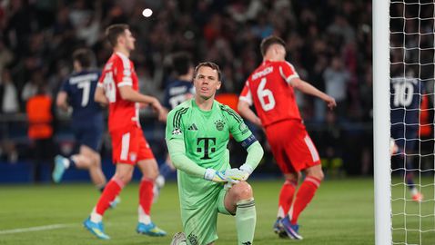 Мануел Нойер завърши мача с… нула спасявания