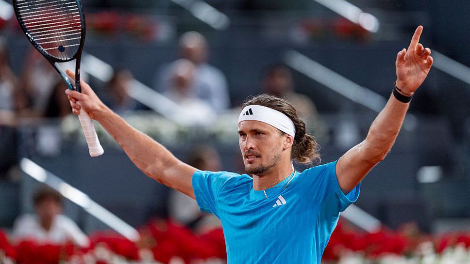 Зверев оцеля срещу Меншик и се завръща в четвъртфиналите в Мадрид