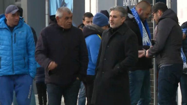 Павел Колев също е на "Виваком арена" за мача с Лудогорец