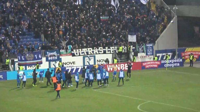 Еуфория на "Герена" след победата над Лудогорец