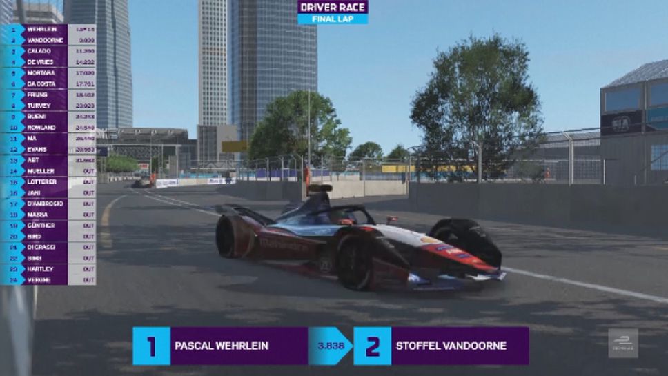 Втори пореден успех за Верлейн във виртуалните състезания на Формула Е