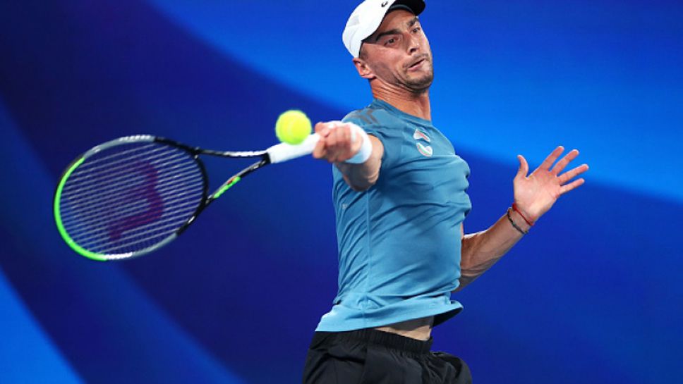 Повече от достойно представяне на Димитър Кузманов срещу 53-ия в света на ATP Cup