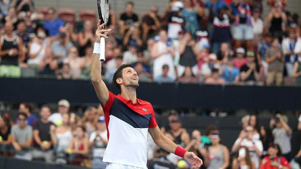 Нов успех на Джокович прати Сърбия на върха в група "А" на ATP Cup