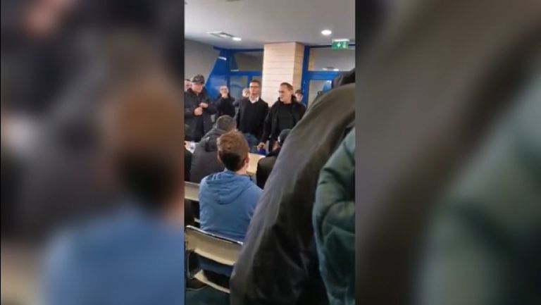 Вижте част от изказването на Васил Божков пред феновете на Левски